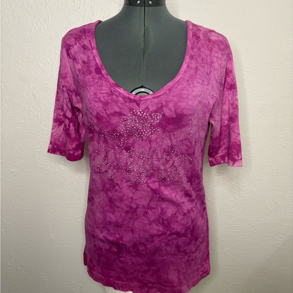 Elegant Fuchsia Women's Long Sleeve Top